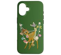 Disney Bambi Forest Friends Charm Necklace Print Carcasa para iPhone 16