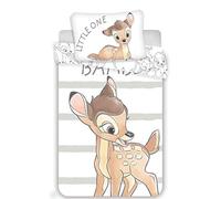 Bambi Disney Juego de Ropa de Cama para bebé (100 x 135 cm + 40 x 60 cm, algodón)