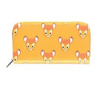 Disney Bambi Purse All Over Print - Producto Oficial de Disney, Color marrón, con Cremallera