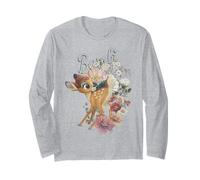 Disney Bambi - Retrato floral Manga Larga