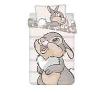 Disney Bambi Tambor Juego de ropa de cama, 2 piezas Tamaño: 100 x 135 cm, 40 x 60 cm, 100 % algodón