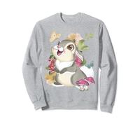 Disney Bambi Thumper Vintage Floral Portrait Sudadera