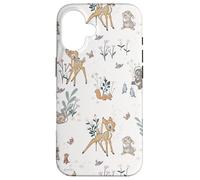 Disney Bambi y Thumper Floral Carcasa para iPhone 16