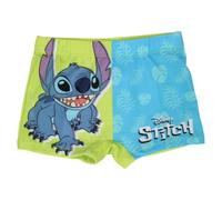 Disney Bañador Lilo & Stitch Swim Trunks, Verde, 8 años Unisex Kids