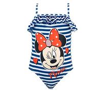 Disney Bañador para Niña Minnie Mouse Azul 4-5 Años