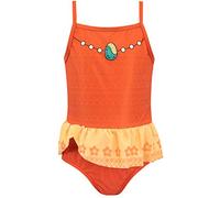 Disney Bañador para Niña Moana Naranja 2-3 Años