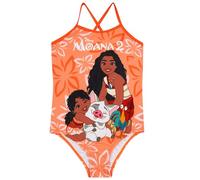 Disney Bañador Piscina Niña | Bañador Niña Vaiana 2 | Moana Bañadores Una Pieza para Niñas De Vaiana | Naranja 5-6 Años