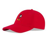 Disney Baseball Cap, Mickey Mouse Adjustable Hat for Adult Gorra de béisbol, Rosso, L/XL para Hombre