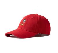 Disney Baseball Cap, Mickey Mouse Adjustable Hat for Adult Gorra de béisbol, Rosso, L/XL para Hombre