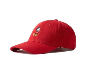 Disney Baseball Cap, Mickey Mouse Adjustable Hat for Adult Gorra de béisbol, Rosso, L/XL para Hombre