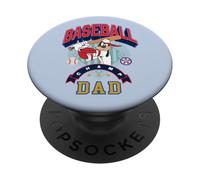 Disney Baseball Dad Sports Goofy Father's Day Gift PopSockets PopGrip Adhesivo