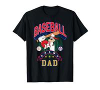 Disney Baseball Dad Sports Goofy Father's Day Tee Camiseta