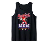 Disney Baseball Mom Sports Minnie Mouse Mother's Day Tee Camiseta sin Mangas