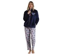 Disney Bata Manga Larga Calentita Stitch Faces para Mujer