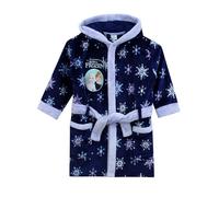 Disney Bata Niña Frozen Elsa y Anna | Albornoz De Niña | Bata Princesa para Chicas Azul 6-7 Años