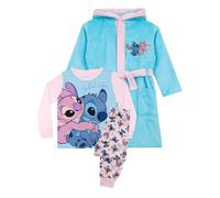 Disney Bata Stitch Niña E Pijamas | Pijama Stitch Niña E Batas De Casa | Azul 7-8 Años