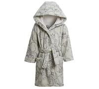 Disney Bata y albornoz con capucha para bebés niñas y niños Dumbo, bata de baño infantil de elefante gris unisex de forro polar para dormir, gris, 9 meses