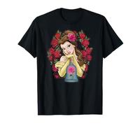 Disney Beauty And The Beast Belle Roses Camiseta
