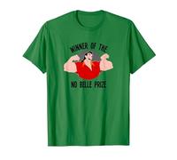 Disney Beauty And The Beast Gaston Winner Camiseta, Hombre, Verde Kelly, S