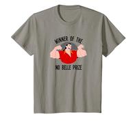 Disney Beauty And The Beast Gaston Winner Camiseta, Niños, Pizarra, 4 años