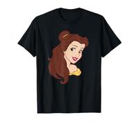 Disney Beauty and the Beast Princess Belle Big Face Costume Camiseta