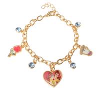 Disney Pulsera de abalorios esmaltada multicolor BH00184YL-65.PH para niñas de La Bella y la Bestia