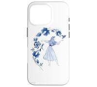 Disney Bella Durmiente Princesa Aurora Azul Floral Carcasa para iPhone 16 Pro