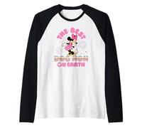 Disney Best Dog Mom on Earth Mickey & Minnie Disney Trip Camiseta Manga Raglan