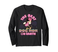 Disney Best Dog Mom on Earth Mickey & Minnie Disney Trip Manga Larga