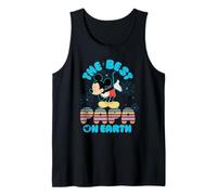 Disney Best Papa on Earth Mickey & Minnie Family Trip Camiseta sin Mangas