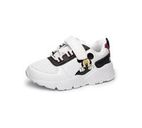 Disney Blanco Mickey Mouse Creeping Print Zapatillas de velcro Muchachos
