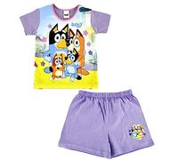 Disney Bluey - Conjunto de pijama corto de 2 piezas para niña, multicolor, 3-4 años