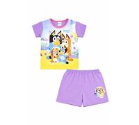 Disney Bluey - Conjunto de pijama corto de 2 piezas para niña, multicolor, 4-5 años