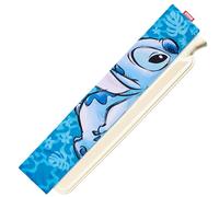 Disney Bolsa de Agua Caliente con Funda de Franela - Lilo y Stitch Botella de Agua Caliente de Caucho Larga, Capacidad de 1,7 o 2 Litros - Disney Regalos para Mujeres (Azul Stitch Larga), talla única