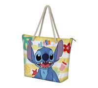 Disney-Bolsa de Playa Soleil, 52 x 37 cm, Multicolor Stitch