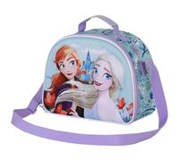 Disney, Bolsa Portamerienda 3D Unisex Kids, Azul Frozen 2, One size