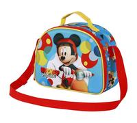 Disney, Bolsa Portamerienda 3D Unisex Kids, Azul Mickey Mouse, One size
