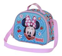Disney, Bolsa Portamerienda 3D Unisex Kids, Azul Minnie Mouse, One size