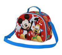 Disney, Bolsa Portamerienda 3D Unisex Kids, Multicolor Mickey Mouse, One size