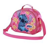 Disney, Bolsa Portamerienda 3D Unisex Kids, Rosa Lilo y Stitch, One Size