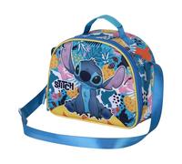 Disney, Bolsa Portamerienda 3D Unisex Kids, Turquesa Lilo y Stitch, One Size