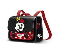 Disney Bolso-mochila Satchel Minnie Mouse Face Negro 26 x 20 cm