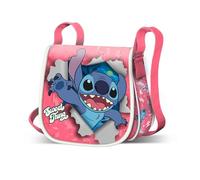 Disney-Bolso Muffin Mini, 16.5 x 16.5 cm, Rosa Stitch Thing