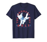 Disney Bolt The Goodest Boy Two Thousand Eight Camiseta, Hombre, Azul Marino, 4XL