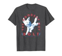 Disney Bolt The Goodest Boy Two Thousand Eight Camiseta, Hombre, Jaspeado Oscuro, 4XL