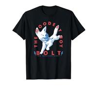 Disney Bolt The Goodest Boy Two Thousand Eight Camiseta, Hombre, Negro, XL