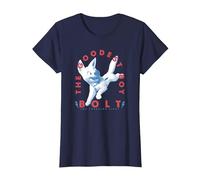 Disney Bolt The Goodest Boy Two Thousand Eight Camiseta, Mujer, Azul Marino, M