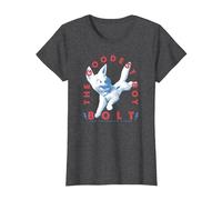 Disney Bolt The Goodest Boy Two Thousand Eight Camiseta, Mujer, Jaspeado Oscuro, L