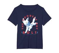 Disney Bolt The Goodest Boy Two Thousand Eight Camiseta, Mujer tallas grandes, Azul Marino, 4XL Grande