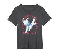 Disney Bolt The Goodest Boy Two Thousand Eight Camiseta, Mujer tallas grandes, Jaspeado Oscuro, 4XL Grande